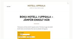 Desktop Screenshot of hotell-uppsala.com