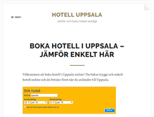 Tablet Screenshot of hotell-uppsala.com